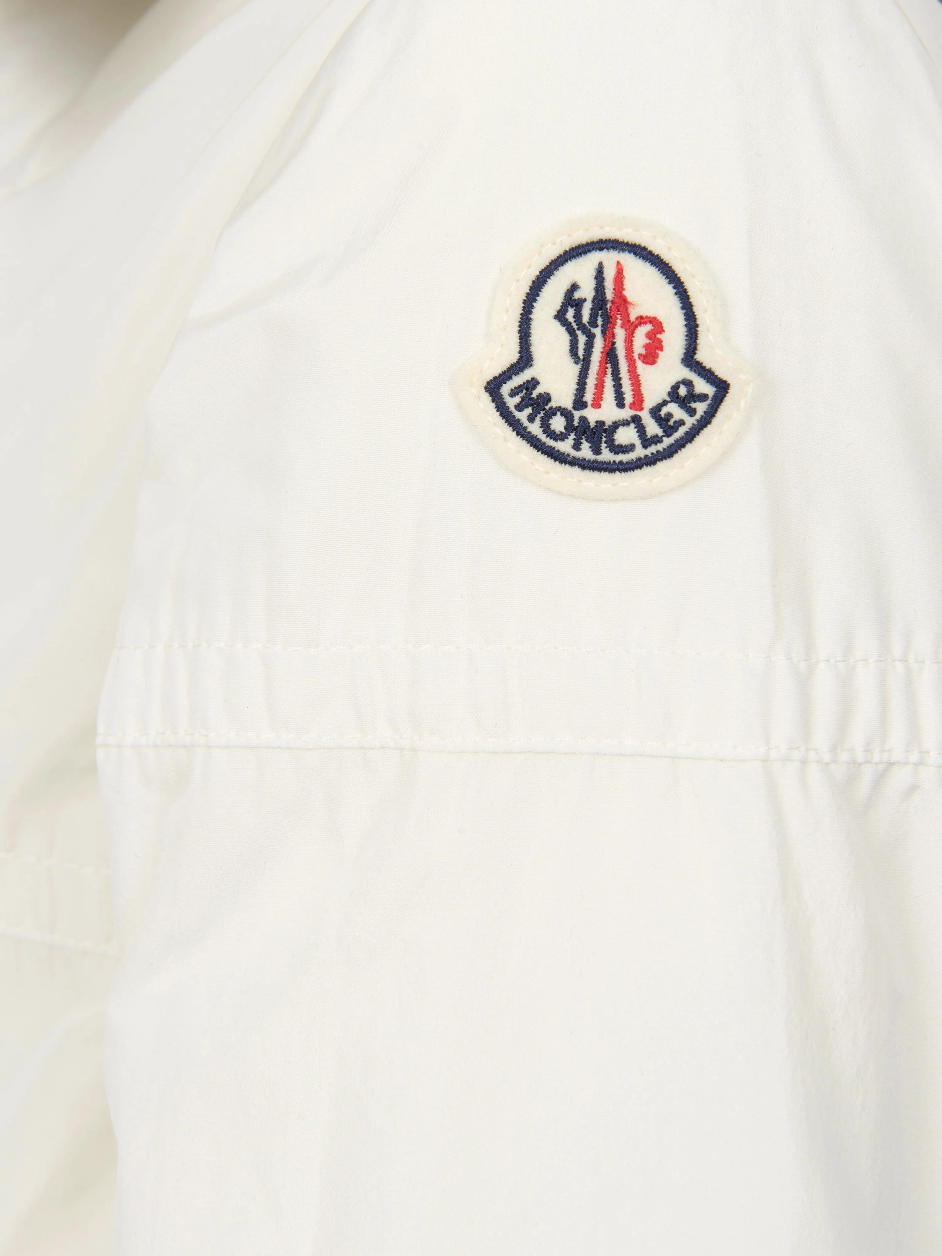 Moncler Enfant Moncler Girls Ivory & Gold Inna Jacket