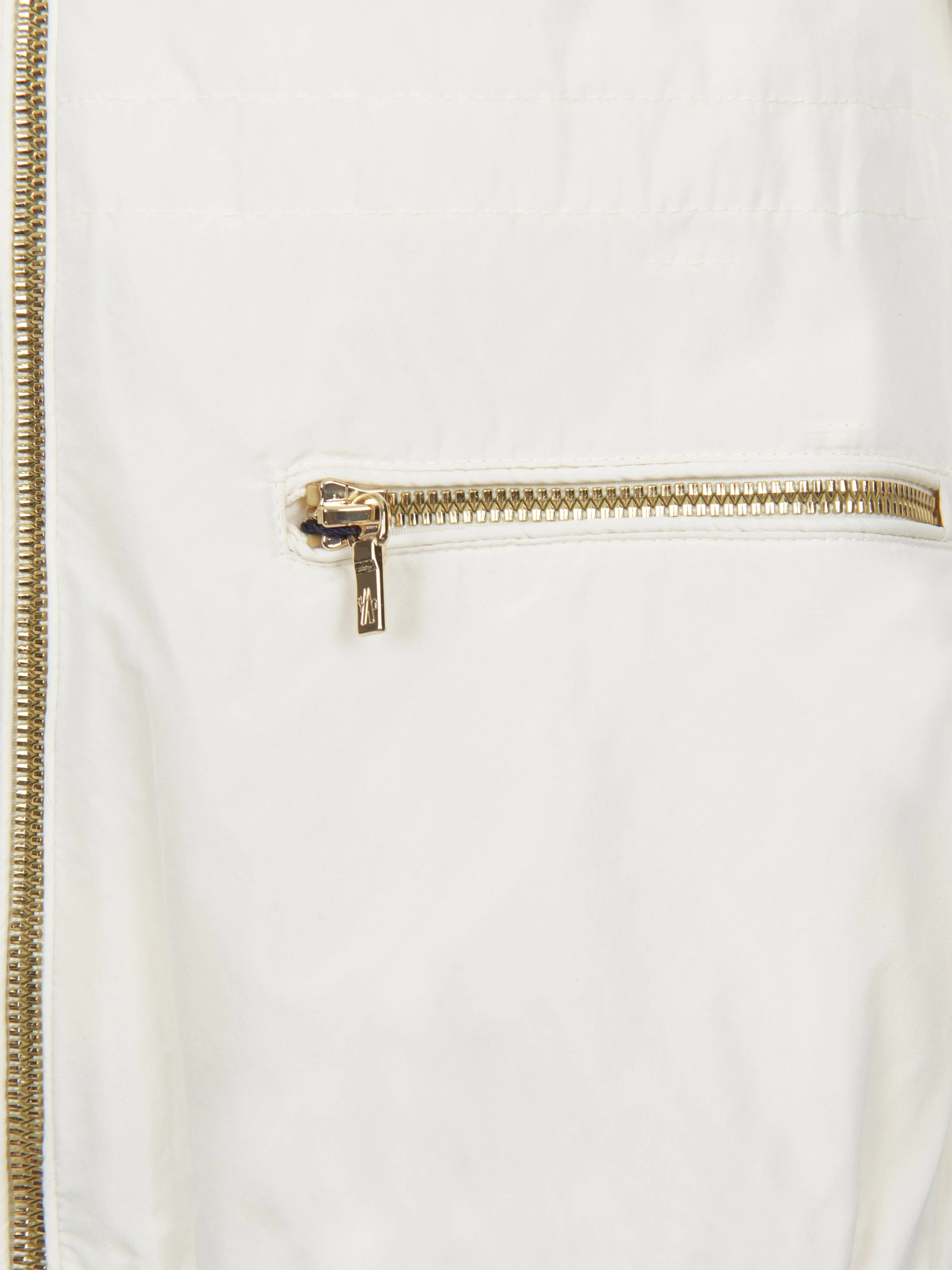 Moncler Enfant Moncler Girls Ivory & Gold Inna Jacket