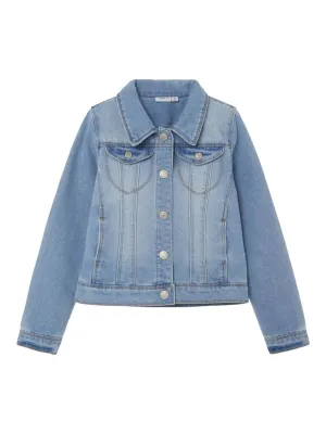 Name it Girls Light Wash Denim Jacket