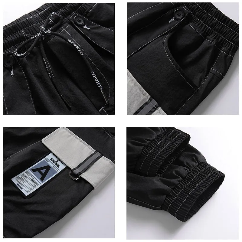 New Hot Jogger Leisure Sports Trousers Men Hip Hop Streetwear Beam Foot Cargo Pants Fashion Printing Men Pants
