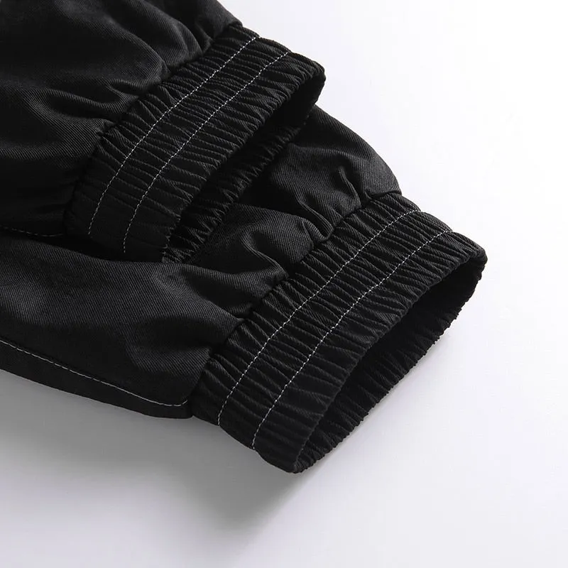 New Hot Jogger Leisure Sports Trousers Men Hip Hop Streetwear Beam Foot Cargo Pants Fashion Printing Men Pants