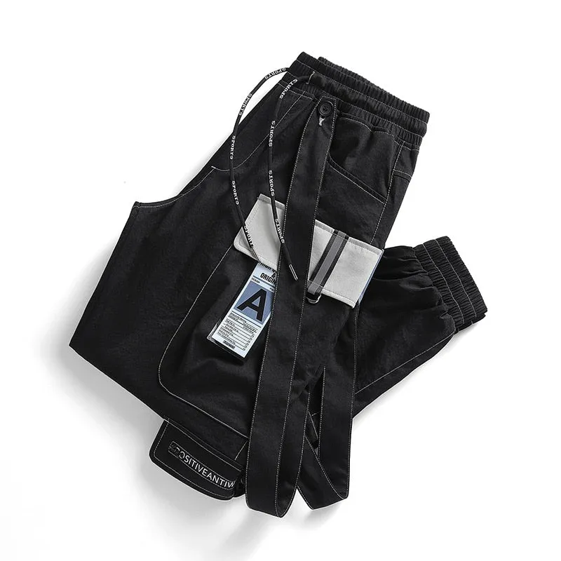 New Hot Jogger Leisure Sports Trousers Men Hip Hop Streetwear Beam Foot Cargo Pants Fashion Printing Men Pants