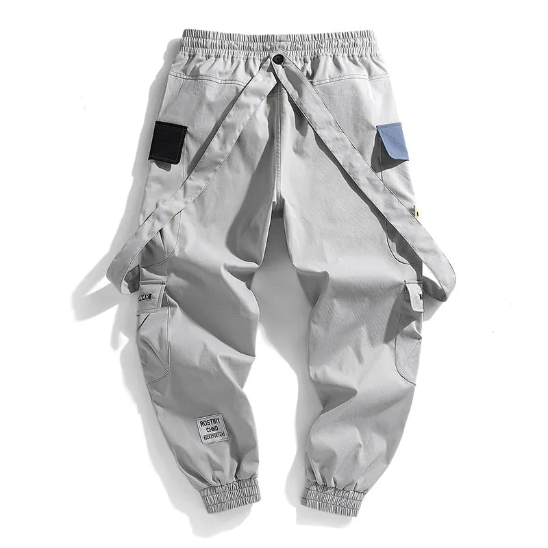 New Hot Jogger Leisure Sports Trousers Men Hip Hop Streetwear Beam Foot Cargo Pants Fashion Printing Men Pants