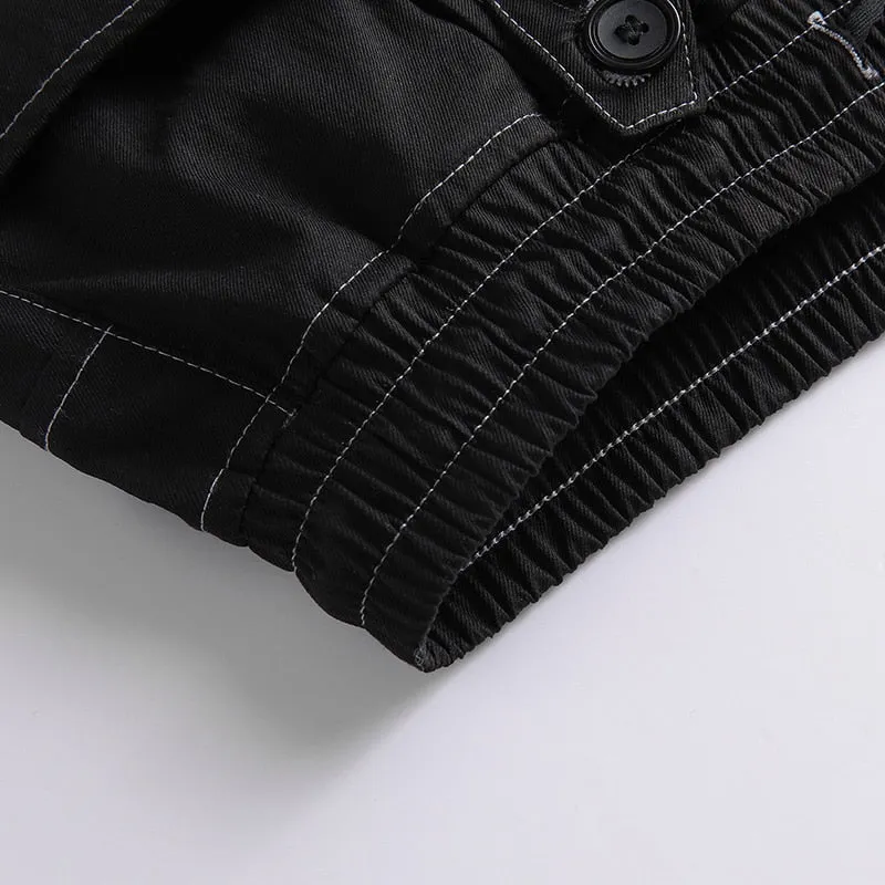 New Hot Jogger Leisure Sports Trousers Men Hip Hop Streetwear Beam Foot Cargo Pants Fashion Printing Men Pants