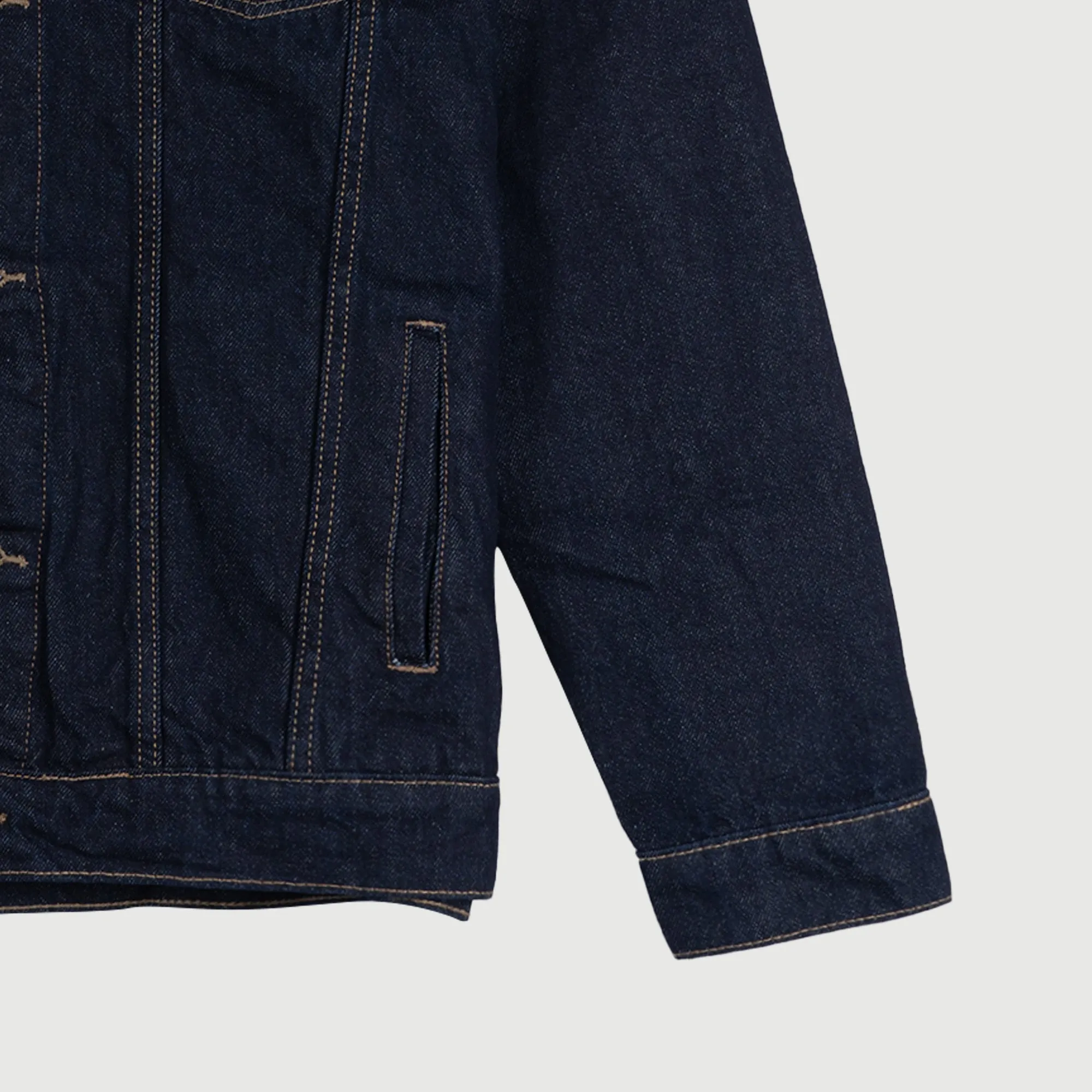 Petrol The Flash Men's Basic Denim Jacket  With Back Print Graphic Design  Regular Fitting Trendy Fashion High Quality Apparel Comfortable Casual Jacket for Men 147274 (Dark Wash)