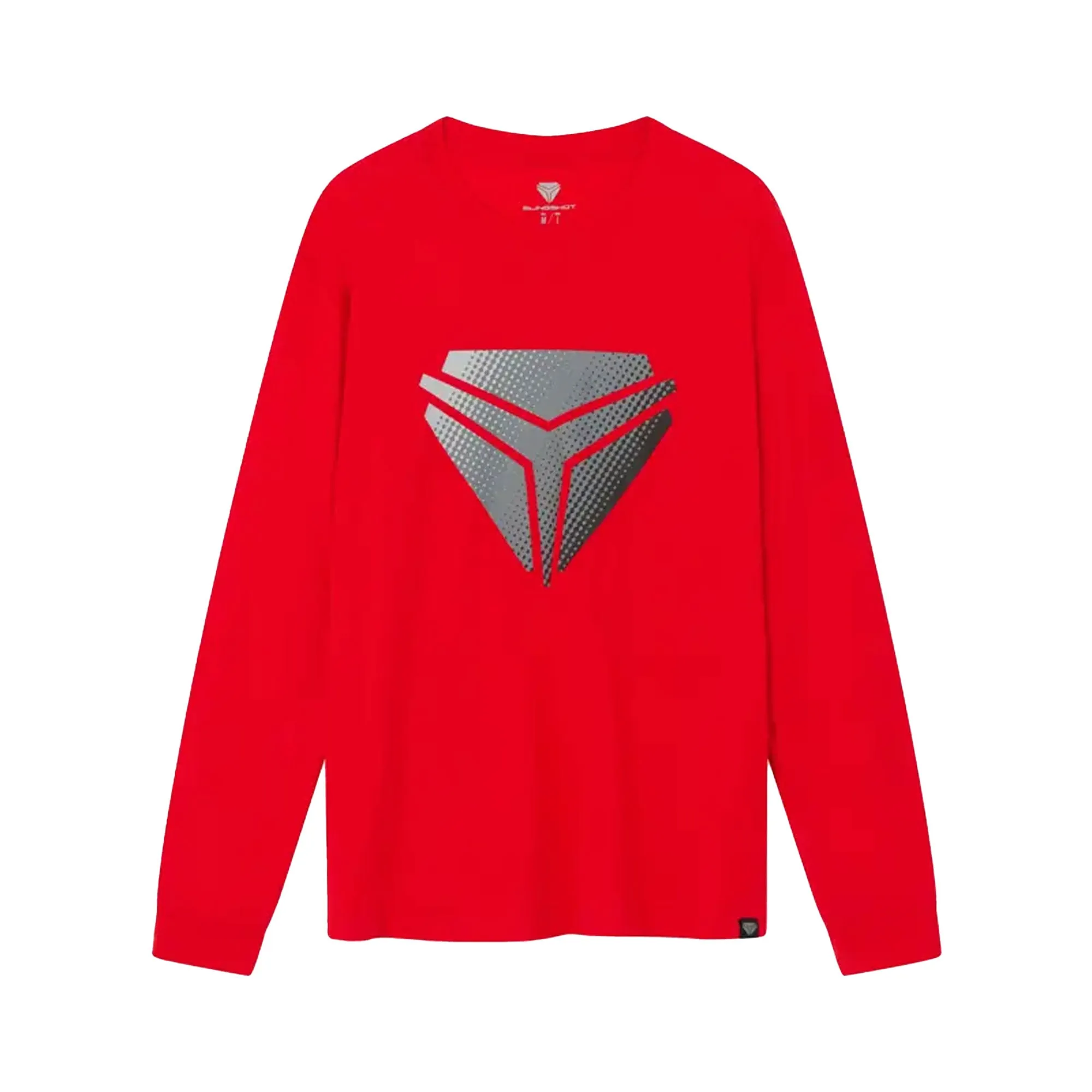 Polaris Unisex Long Sleeve Crew T-Shirt Red