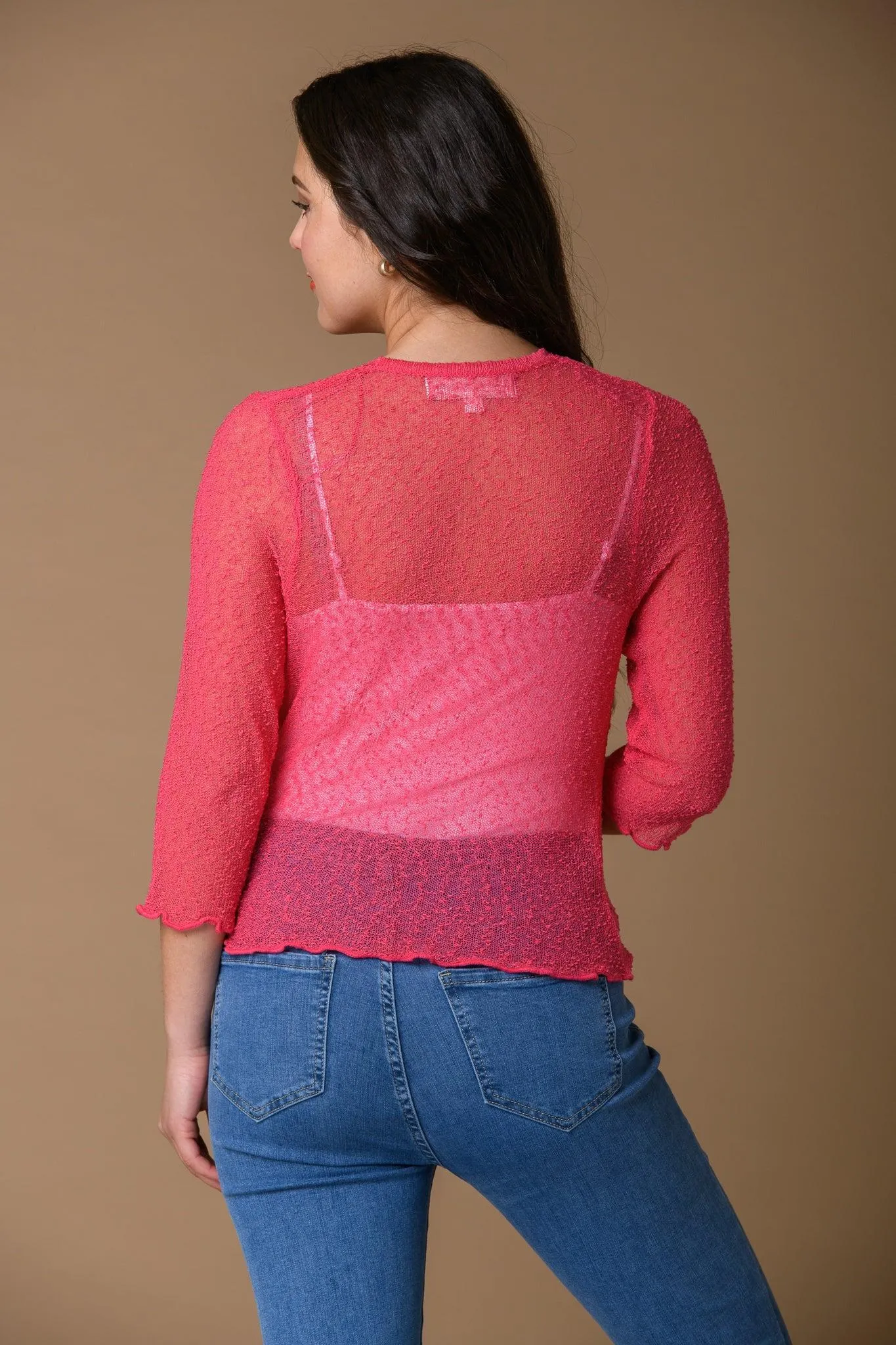 Popcorn Shrug - Strong Pink
