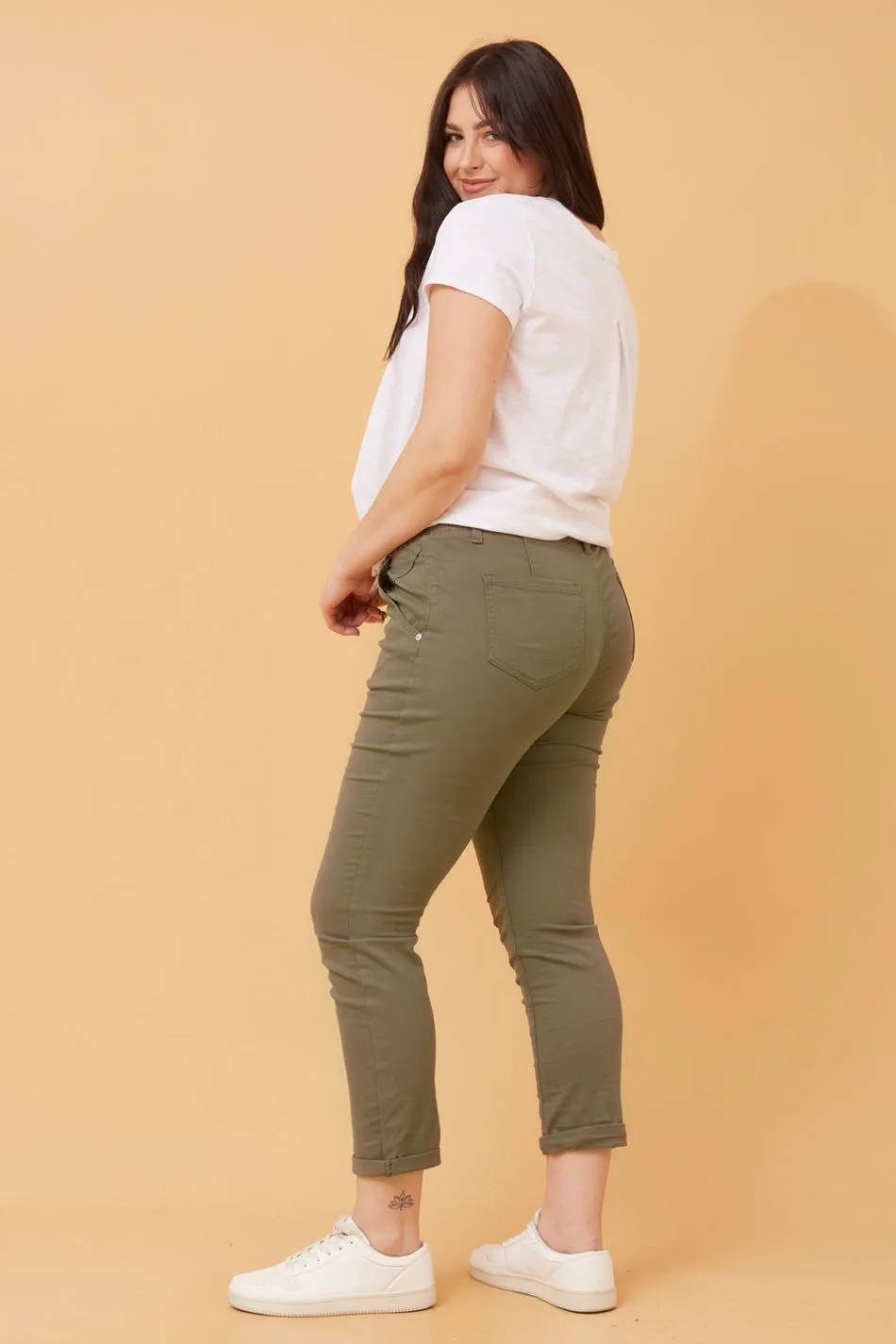 RAYNA SOLID JOGGER PANTS