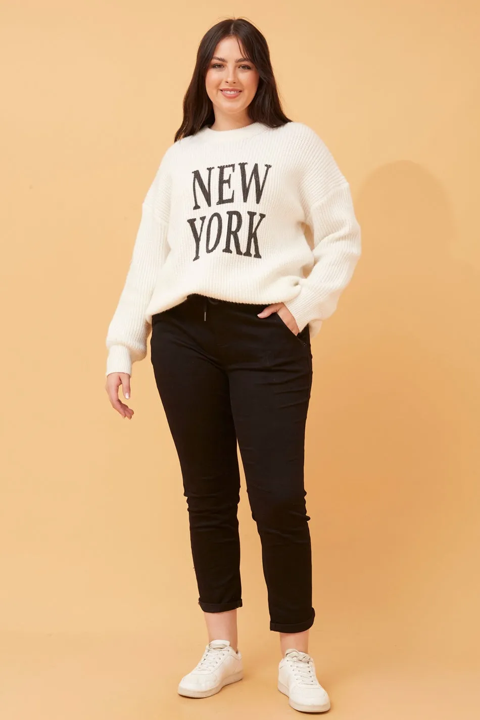 RAYNA SOLID JOGGER PANTS