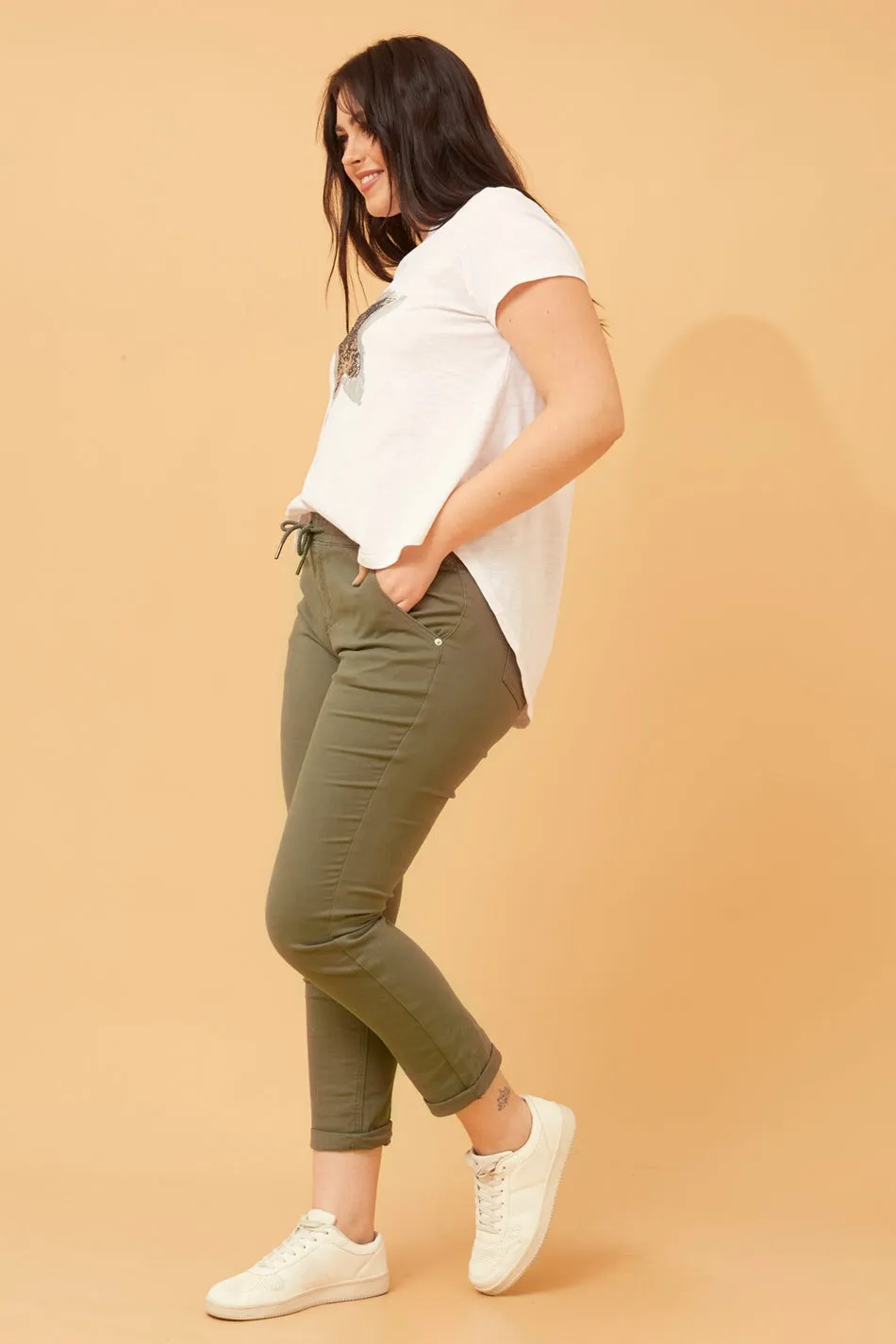 RAYNA SOLID JOGGER PANTS