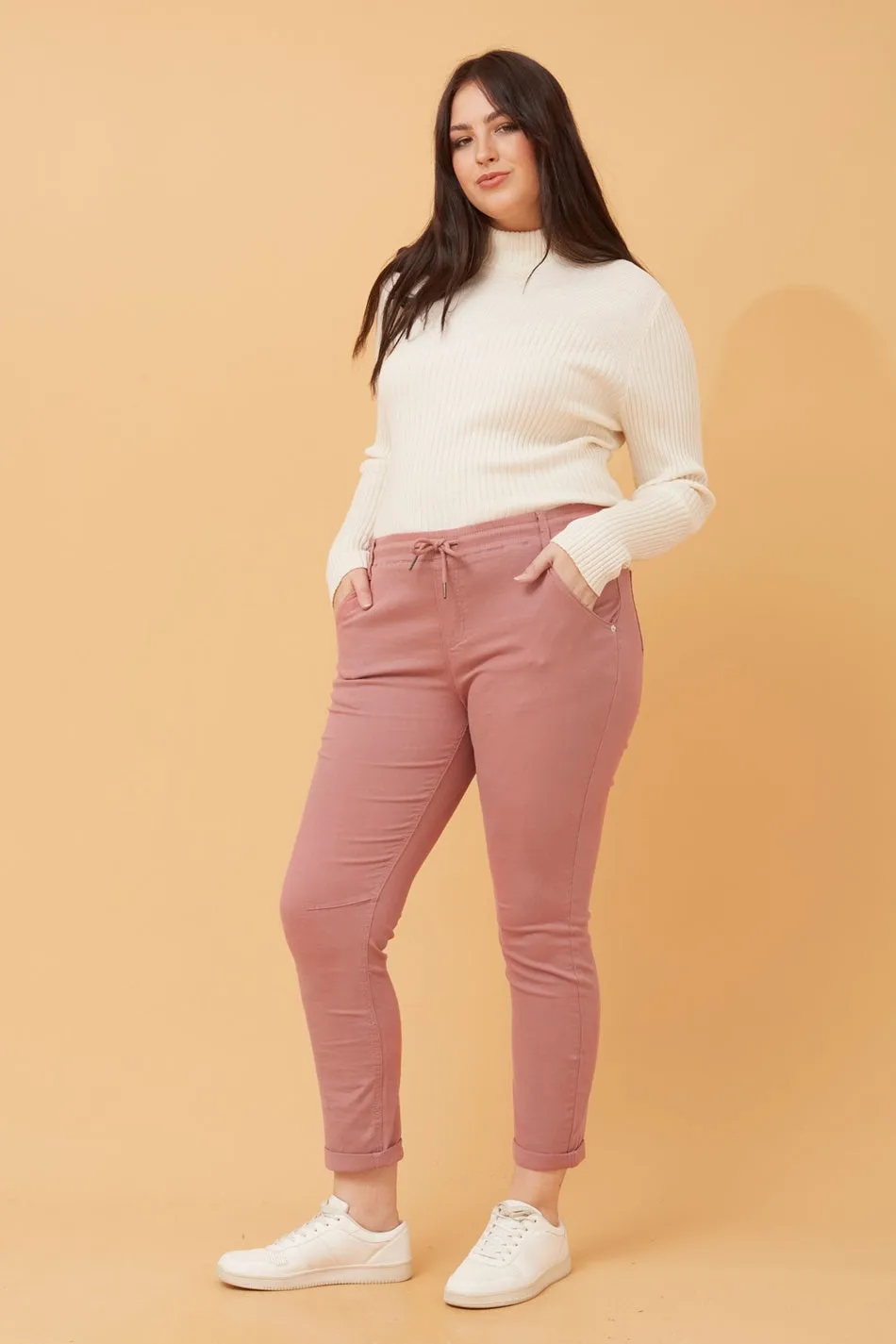 RAYNA SOLID JOGGER PANTS