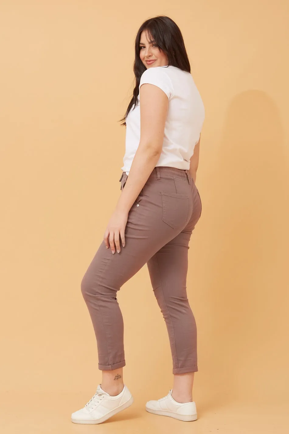 RAYNA SOLID JOGGER PANTS