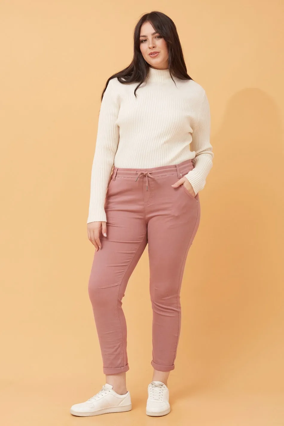 RAYNA SOLID JOGGER PANTS