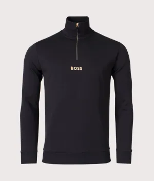 Relaxed Fit Sweat 1 Quarter Zip Sweatshirt