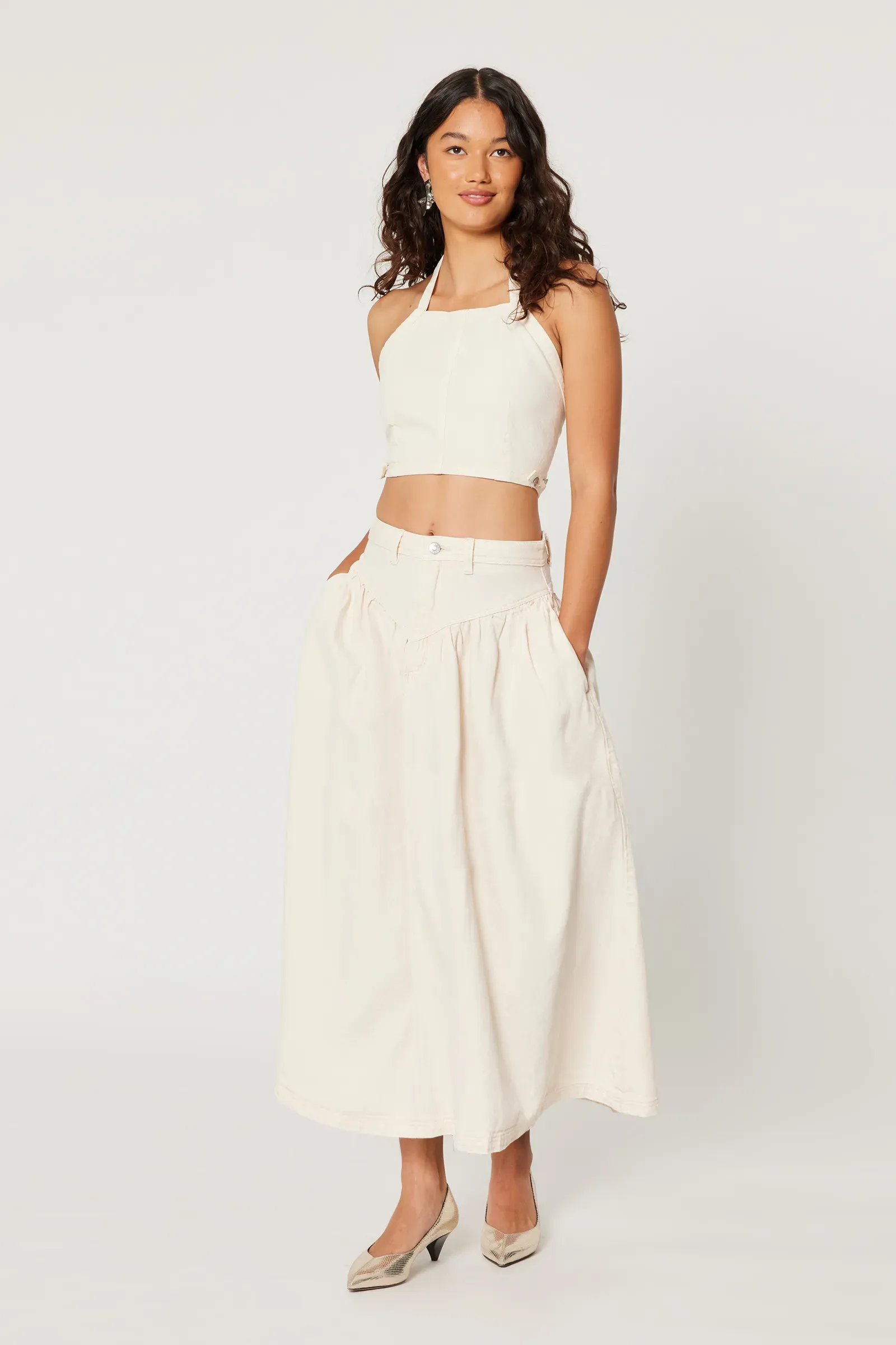 Rollas Leonie Skirt Cloud