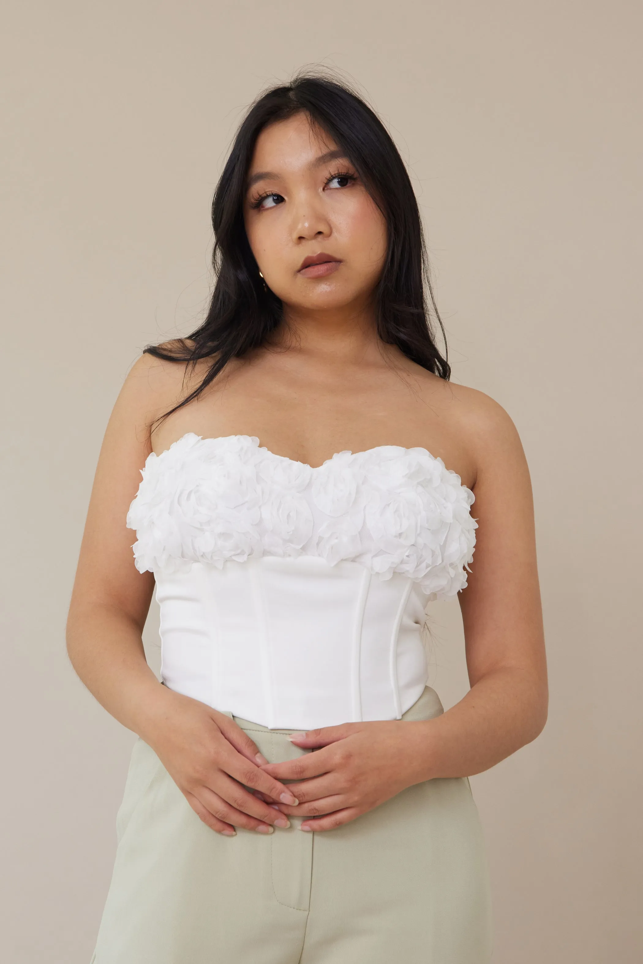Rosy Corset Top