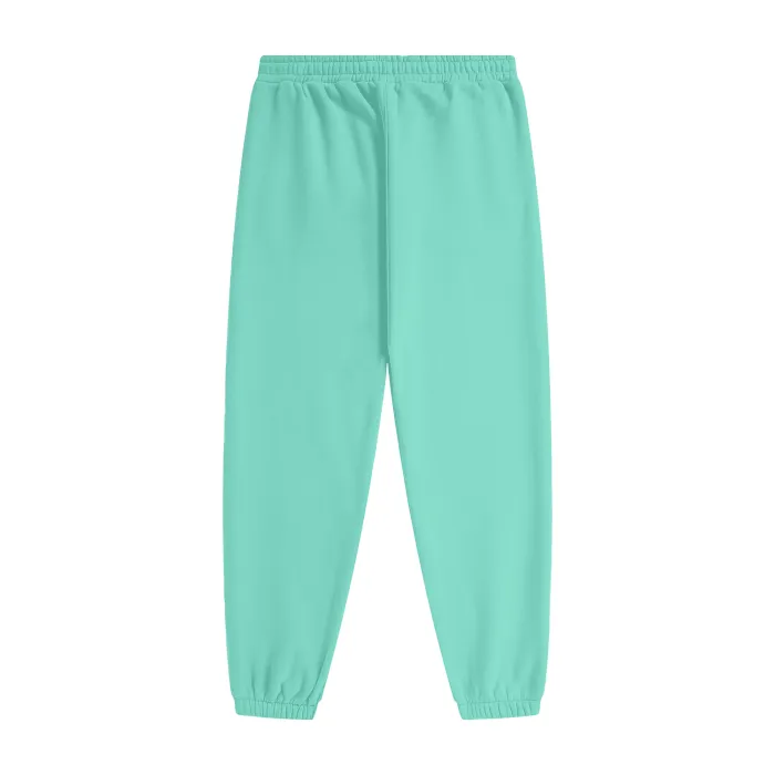 Royal-tz Women Streetwear  Fleece Joggers- Turquoise