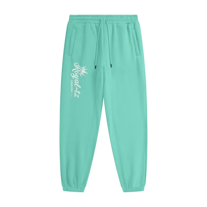 Royal-tz Women Streetwear  Fleece Joggers- Turquoise