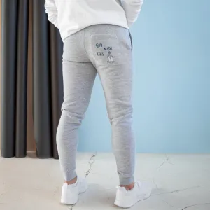 SCBC Unisex "Thank God" Fleece Joggers. Joggers, Grey Sweatpants, Casual Wear, Streetwear, Sports Wear. Unisex, Sweatpants, Brand Name.