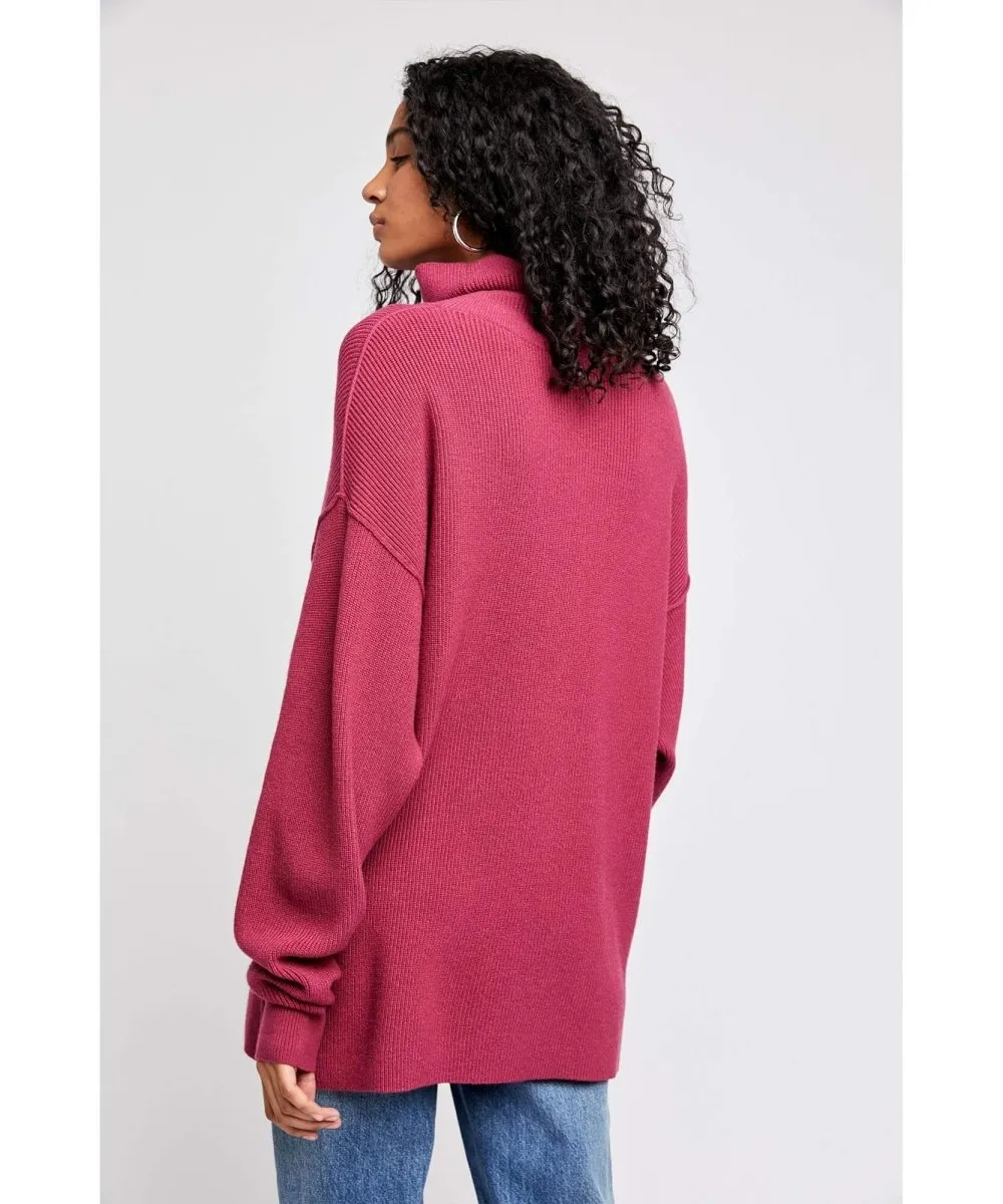 Softly Structured Tunic Berry Crush