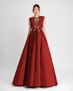 Structured Shoulder Dress
