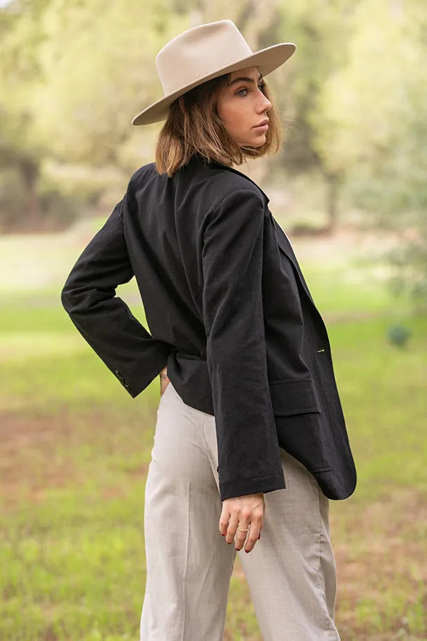 Sun Sea & Roses  Beta Blazer Black