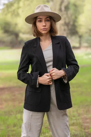 Sun Sea & Roses  Beta Blazer Black