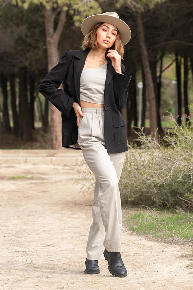 Sun Sea & Roses  Beta Blazer Black