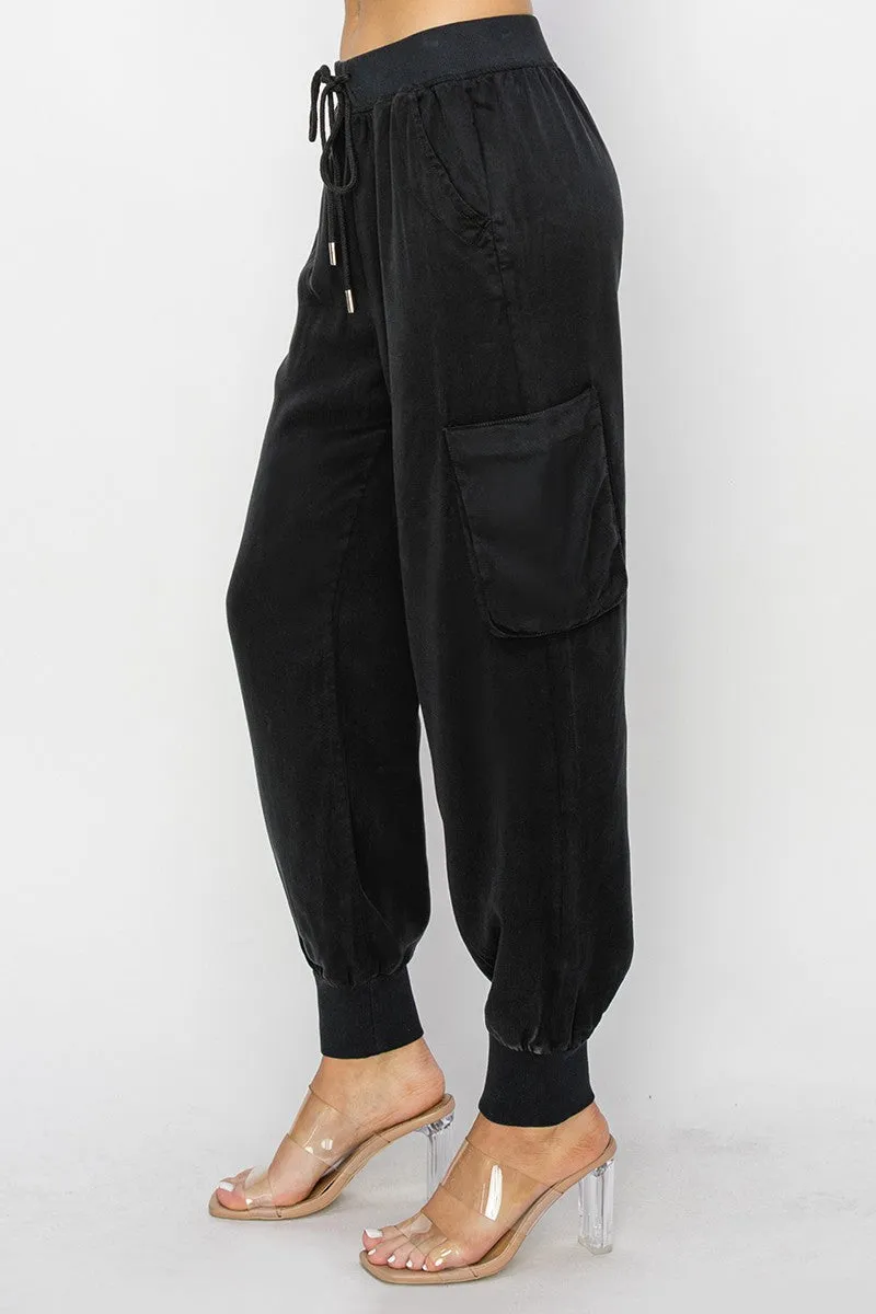 Tencel Cargo Joggers