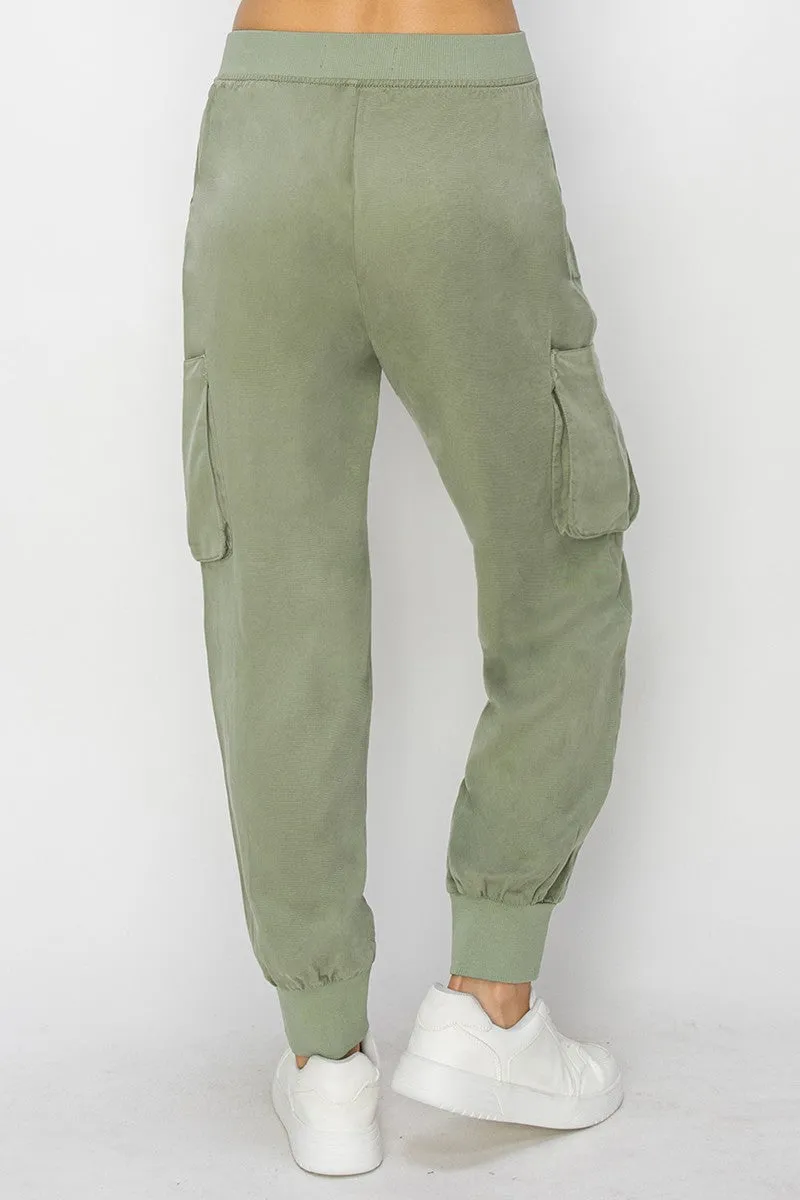 Tencel Cargo Joggers
