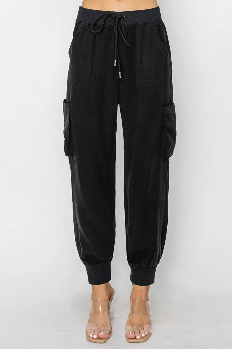 Tencel Cargo Joggers