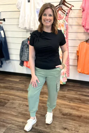Tencel Cargo Joggers