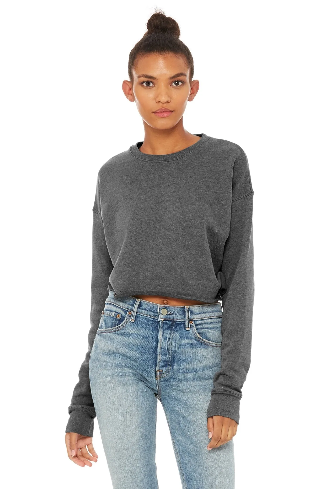 The Cropped Sweatshirt in (Gratitude)