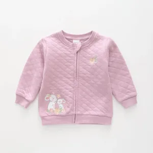 Tiny Mouse Quilted Look Jacket
