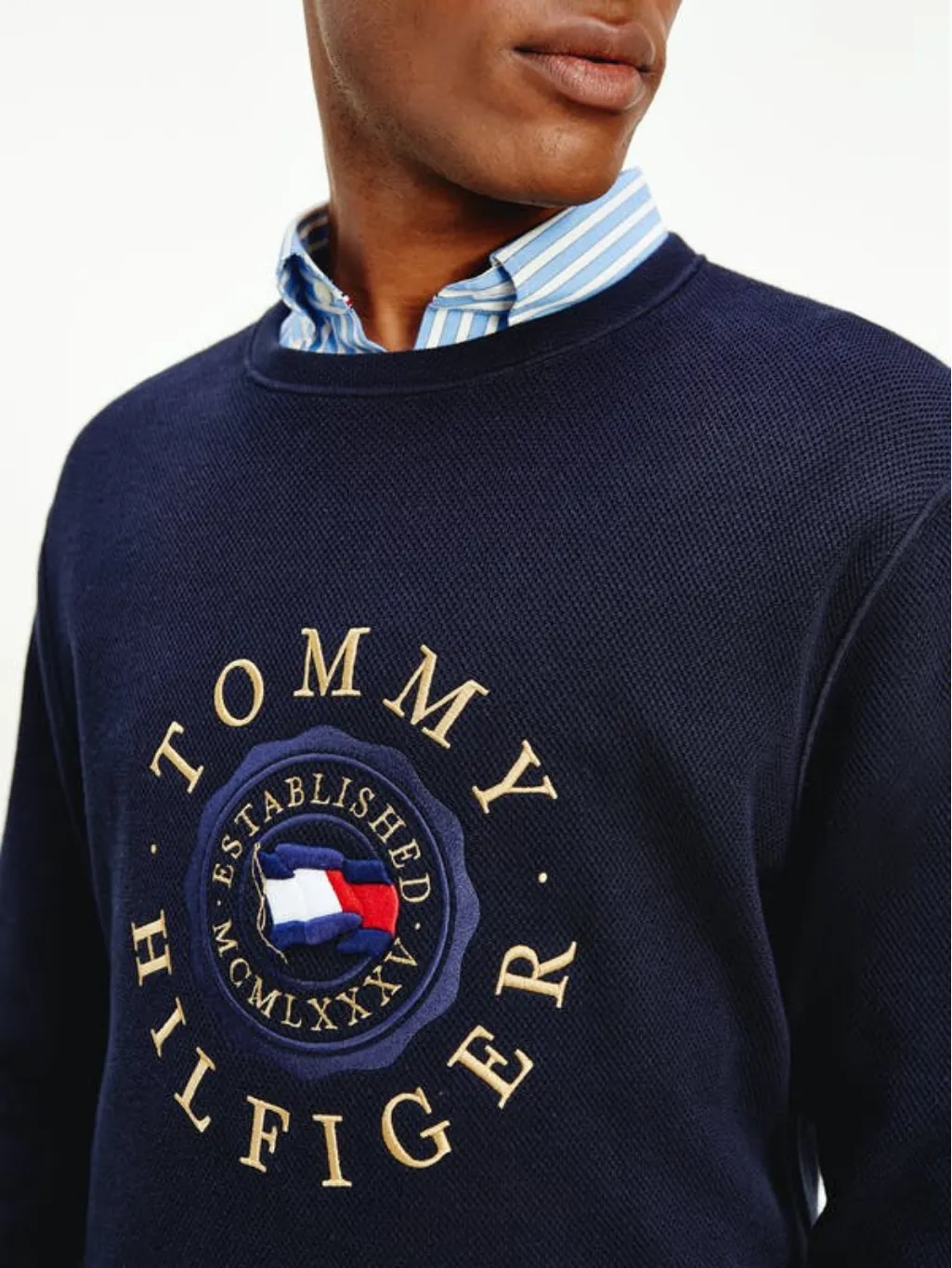 Tommy Hilfiger Structured Graphic Sweater