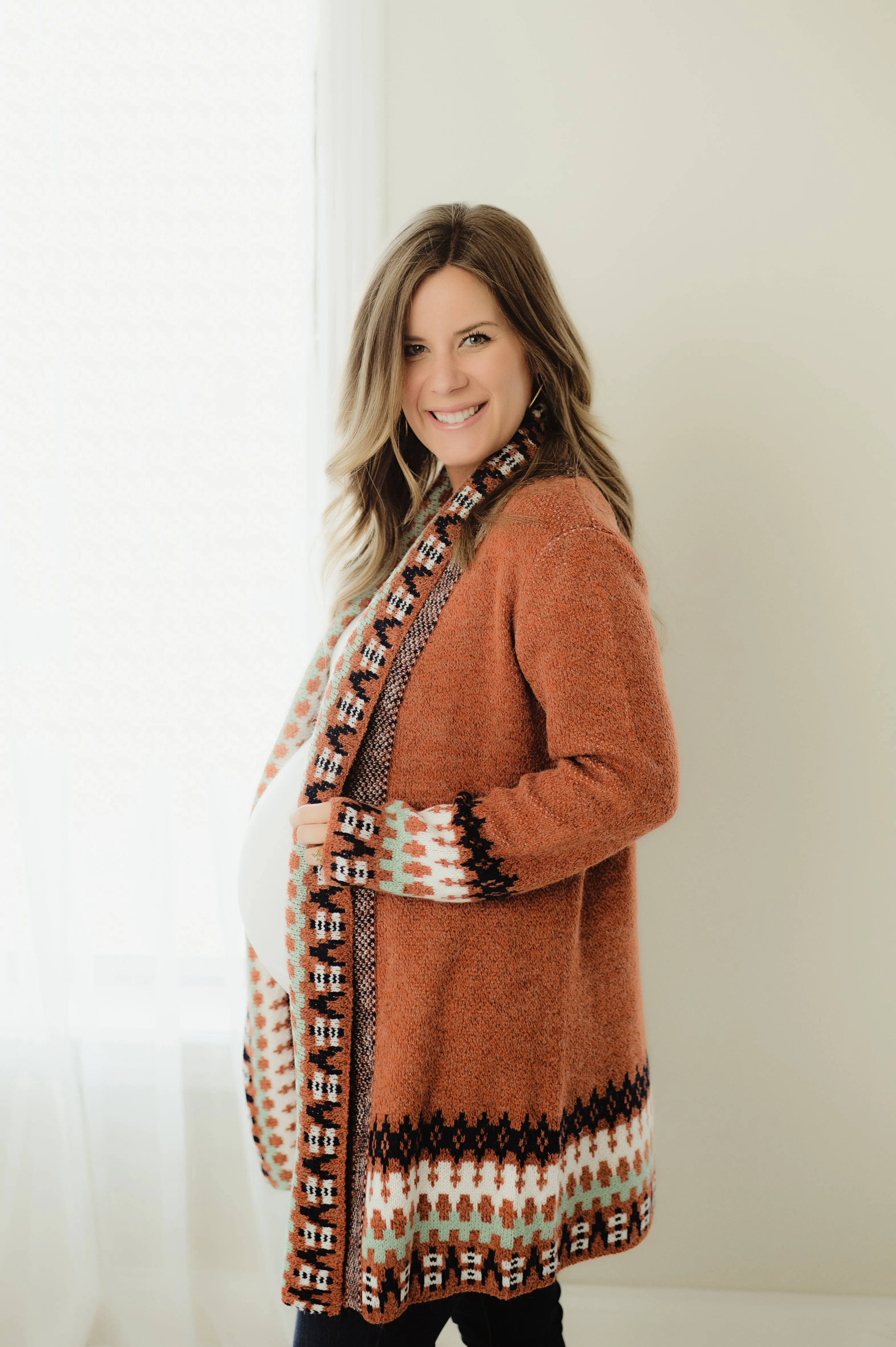 Tribal Trim Cardigan