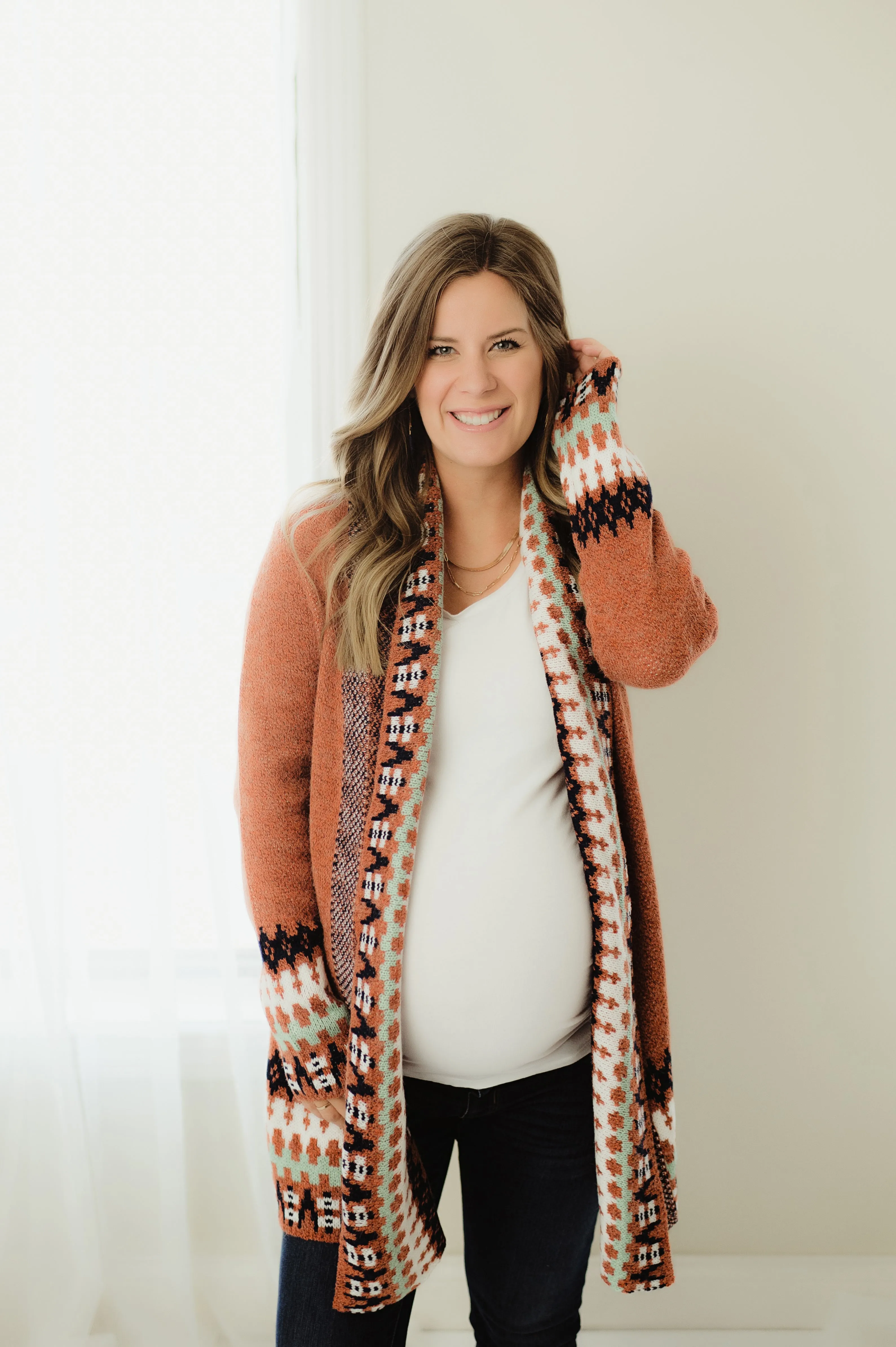Tribal Trim Cardigan