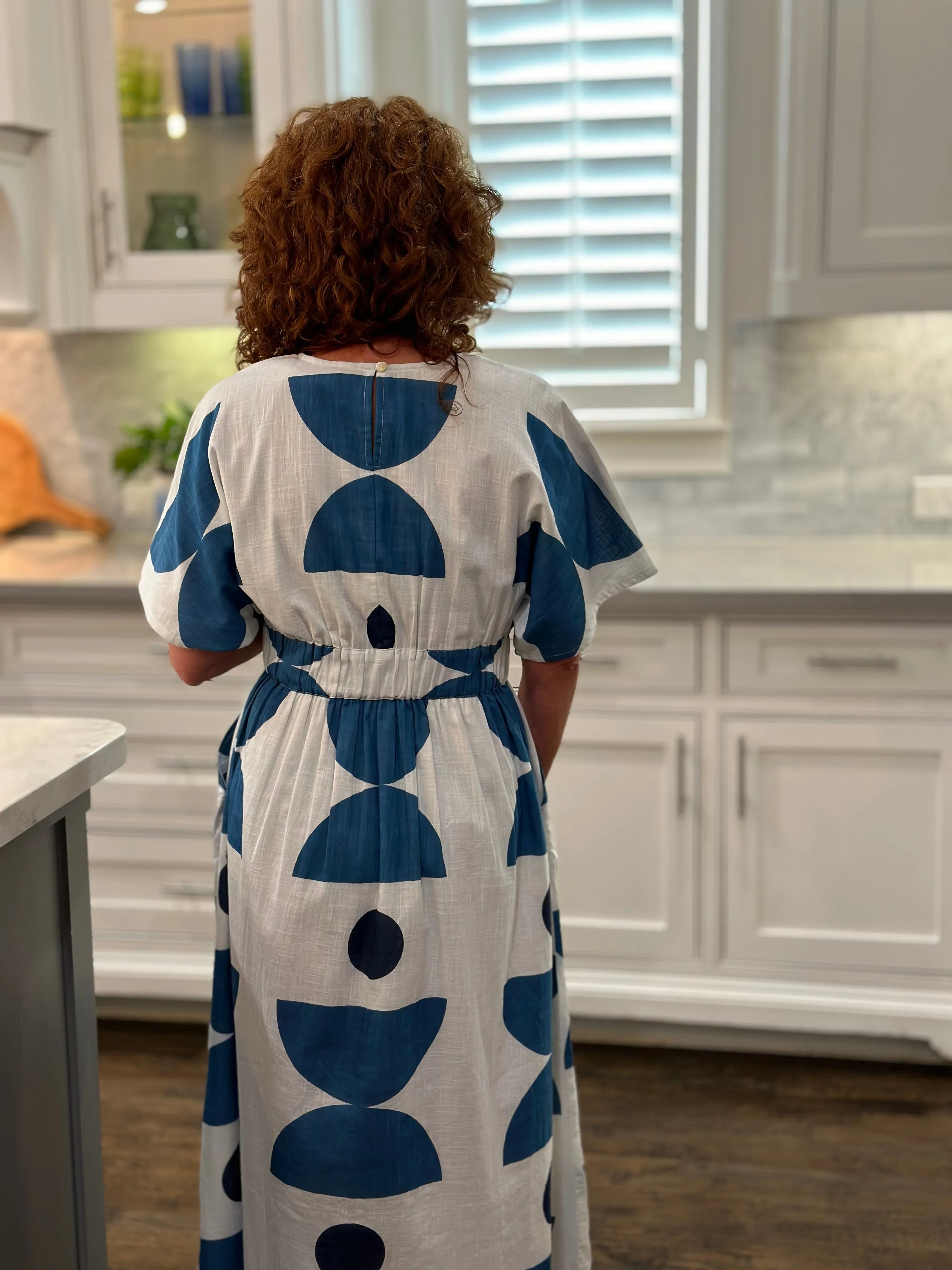 Uncle Frank Graphic Blues Dress