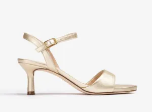 UNISA Gold Heeled Sandal Nahia