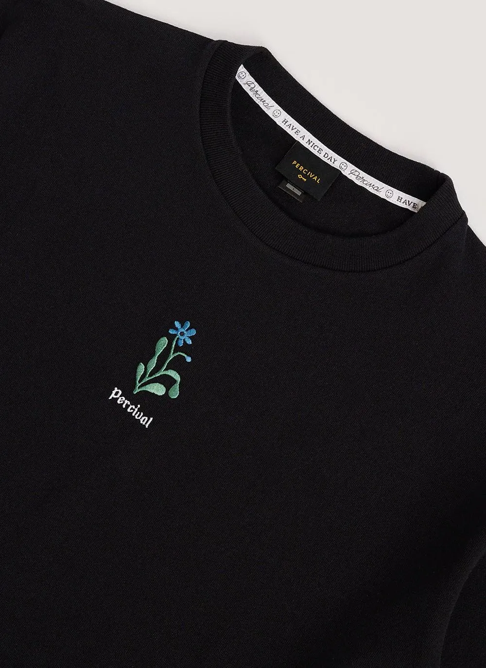 Wildflower Oversized T Shirt | Percival x Sophy Hollington | Black