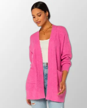 Winona Open Cardi Pink