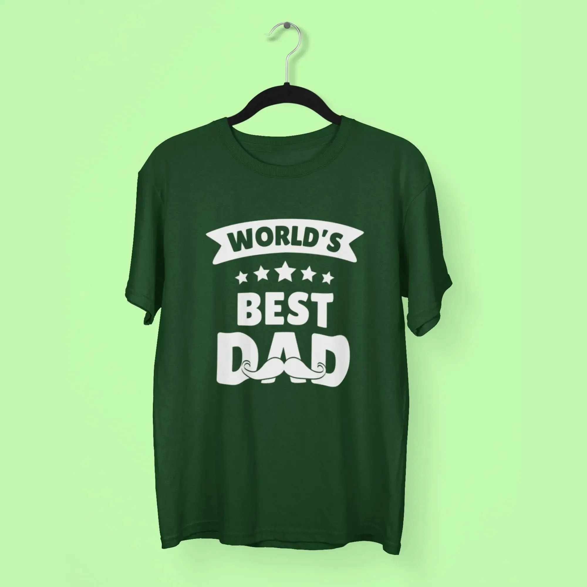 World's best Dad Unisex Round Neck Half Sleeve Classic T-Shirt