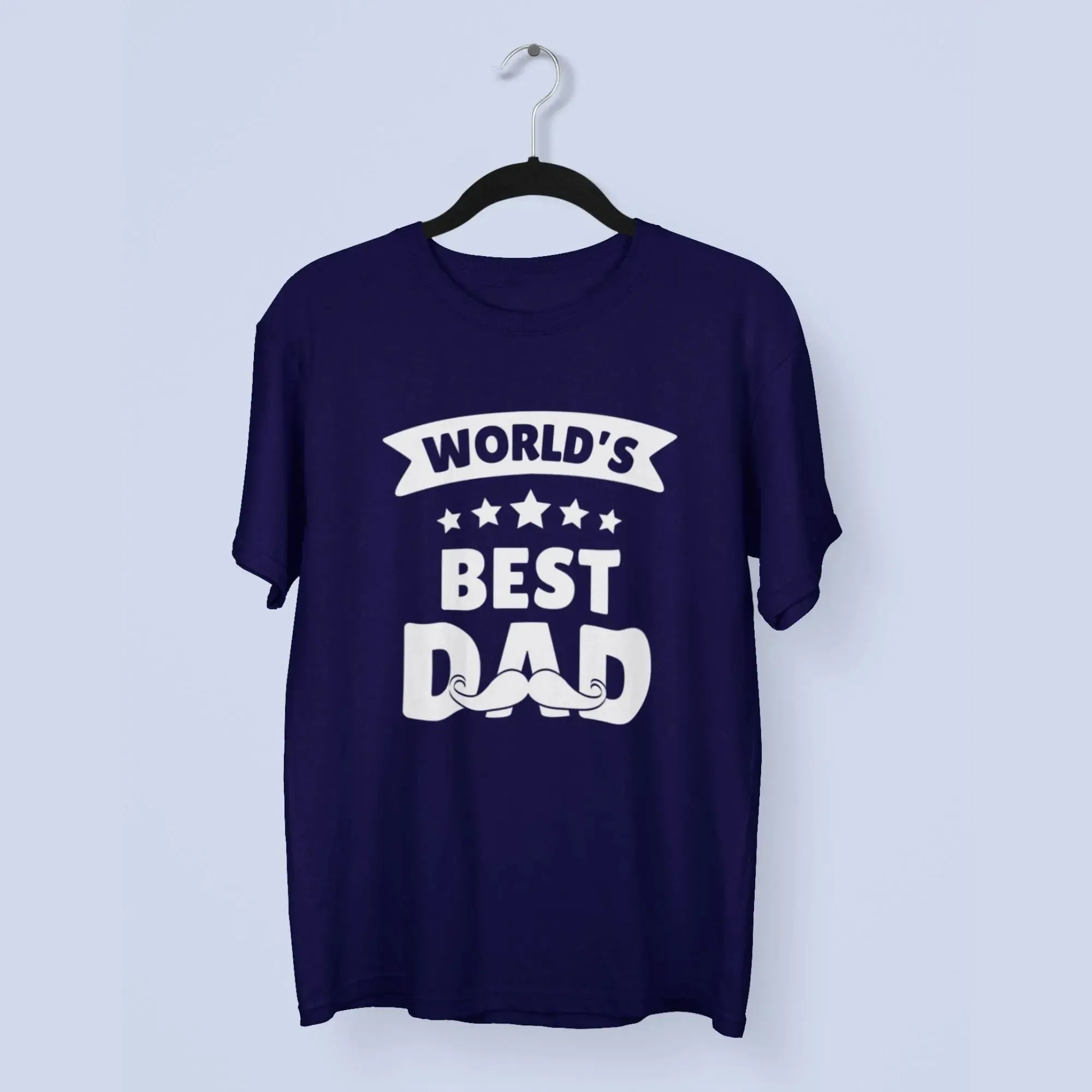 World's best Dad Unisex Round Neck Half Sleeve Classic T-Shirt